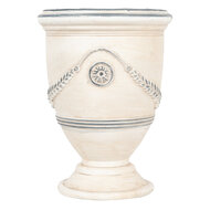 Clayre &amp; Eef | Bloempot Binnen Beige Grijs &oslash; 23x31 cm | 6MG0121