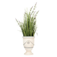 Clayre &amp; Eef | Bloempot Binnen Beige Grijs &oslash; 23x31 cm | 6MG0121