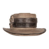 Clayre &amp; Eef | Sieradendoos Hoed Bruin &oslash; 22x11 cm | 6PR5545