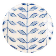 Clayre &amp; Eef | Deurknop Beige Blauw &oslash; 4x3 cm / S3 cm | 66268