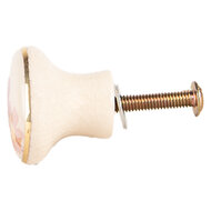 Clayre &amp; Eef | Deurknop Beige Roze &oslash; 3x3 cm / S3 cm | 66277