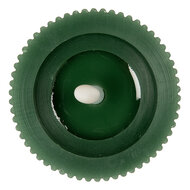 Clayre &amp; Eef | Kaars met LED Groen &oslash; 8x13 cm / 2xAA | 6CA0003DGR