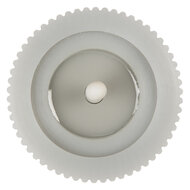 Clayre &amp; Eef | Kaars met LED Grijs &oslash; 8x13 cm / 2xAA | 6CA0003G