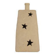Clayre &amp; Eef | Decoratie Huisje met LED Beige 9x7x13 cm | 6CE2174S