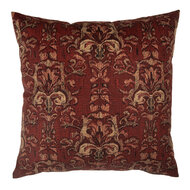 Clayre &amp; Eef | Kussenhoes Rood Geel 45x45 cm | KT021.427