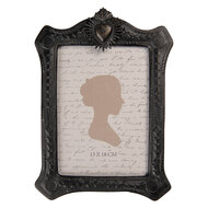 Clayre &amp; Eef | Fotolijst Zwart 18x3x25 cm / 13x18 cm | 2F1239