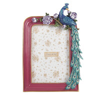 Clayre &amp; Eef | Fotolijst Roze Groen 15x3x22 cm / 10x15 cm | 2F1353