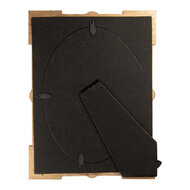 Clayre &amp; Eef | Fotolijst Blauw Goudkleurig 17x2x23 cm / 13x18 cm | 2F1365M