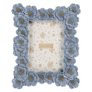 Clayre &amp; Eef | Fotolijst Blauw Groen 22x3x27 cm / 13x18 cm | 2F1366M