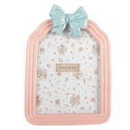 Clayre &amp; Eef | Fotolijst Roze Blauw 16x2x23 cm / 13x18 cm | 2F1376