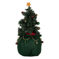 Clayre & Eef | Decoratie Kertboom met LED Groen ø 30x68 cm / 3xAA | 50830
