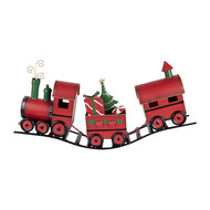 Clayre & Eef | Decoratie Trein Rood 63x13x31 cm | 5Y1294