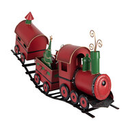 Clayre & Eef | Decoratie Trein Rood 63x13x31 cm | 5Y1294