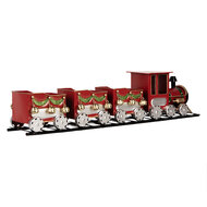 Clayre &amp; Eef | Decoratie Trein Rood 58x12x14 cm | 5Y1299