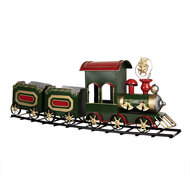 Clayre & Eef | Decoratie Trein Groen 77x15x31 cm | 5Y1309