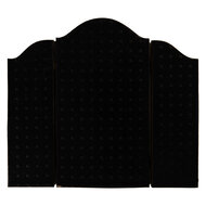 Clayre &amp; Eef | Wandspiegel Zwart Goudkleurig 38x2x34 cm | 62S317