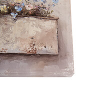Clayre &amp; Eef | Wanddecoratie Beige Roze 36x3x36 cm | 66265
