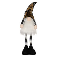 Clayre &amp; Eef | Decoratie Beeld Kabouter met LED Goudkleurig 8x12x56 cm | 66327