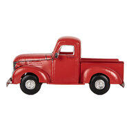 Clayre & Eef | Decoratie vrachtauto Rood 45x22x21 cm | 6Y5812