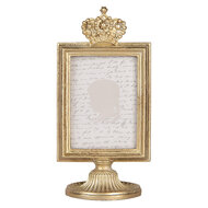 Clayre &amp; Eef | Fotolijst Goudkleurig 9x6x17 cm / 7x9 cm | 2F1242