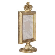 Clayre &amp; Eef | Fotolijst Goudkleurig 9x6x17 cm / 7x9 cm | 2F1242