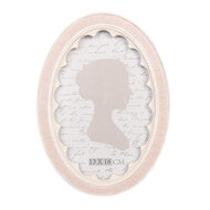 Clayre &amp; Eef | Fotolijst Roze Wit 15x2x20 cm / 13x18 cm | 2F1306