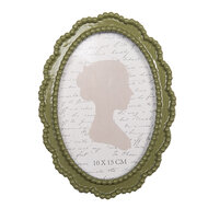 Clayre &amp; Eef | Fotolijst Groen 13x2x18 cm / 10x15 cm | 2F1315