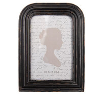 Clayre &amp; Eef | Fotolijst Zwart Bruin 15x2x20 cm / 10x15 cm | 2F1336