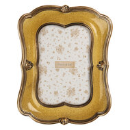Clayre &amp; Eef | Fotolijst Goudkleurig Bruin 17x3x21 cm / 10x15 cm | 2F1346