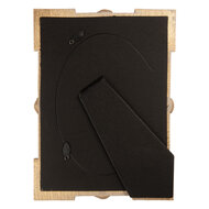 Clayre &amp; Eef | Fotolijst Blauw Goudkleurig 15x2x21 cm / 10x15 cm | 2F1365S