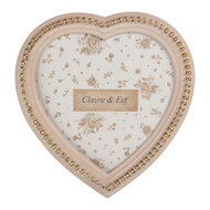 Clayre &amp; Eef | Fotolijst Roze Goudkleurig 15x2x16 cm / 13x13 cm | 2F1369