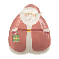Clayre &amp; Eef | Servies Ontbijtbord Roze Wit 20x16x4 cm | 6CE2213P