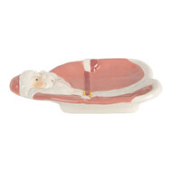 Clayre &amp; Eef | Servies Ontbijtbord Roze Wit 20x16x4 cm | 6CE2213P