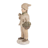 Clayre & Eef | Decoratie Kind Beige Bruin 9x7x18 cm | 6PR5535