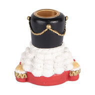 Clayre &amp; Eef | Kandelaar Notenkraker Rood Wit 8x6x9 cm | 6PR5540