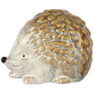Dekoratief | Egeltje, wit/grijs/beige, porselein, 10x7x7cm | A255102