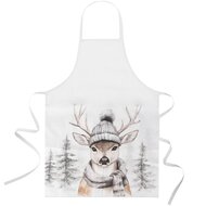 Dekoratief | Keukenschort 'Winter Deer', stof, 50x100cm | A255481