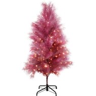 Dekoratief | Decoratieboom &#039;Royal Feathers&#039;, bordeaux, 211 LED, 150cm | A255928