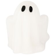 Dekoratief | Kaars &#039;Spooky&#039;, wit, LED, 11x11x11cm | A255930