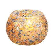 Dekoratief | Theelichthouder &#039;Multi Madness&#039;, glas, 9x9x6cm | A258269