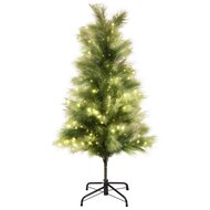 Dekoratief | Decoratieboom &#039;Royal Feathers&#039;, groen, 124 LED, 120cm | A255923