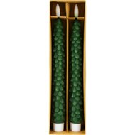 Dekoratief | Box 2 kaarsen &#039;Christmas Tree&#039;, groen, LED, 3x3x25cm | A255946