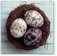 Dekoratief | Pakje 20 servetten 'Traditional Easter' 33x33cm | A701395