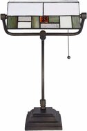 Clayre &amp; Eef   | Bureaulamp Bankierslamp Tiffany 31x30x52 cm E27/max 1x60W | 5LL-5194