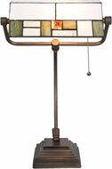 Clayre &amp; Eef   | Bureaulamp Bankierslamp Tiffany 31x30x52 cm E27/max 1x60W | 5LL-5194