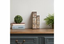 2 delige Boekenkluis decoratieboek opbergdoos 27 cm / 21 cm  Parijs | BKC-122-M | Home Sweet Home