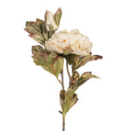 Clayre & Eef | Kunstbloem Wit Groen 12x10x77 cm | 5PL0194W