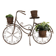 Clayre &amp; Eef | Plantenstandaard fiets Bruin 107x35x70 cm | 5Y1266