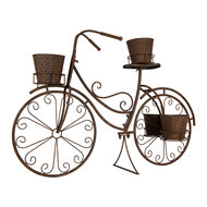 Clayre &amp; Eef | Plantenstandaard fiets Bruin 107x35x70 cm | 5Y1266