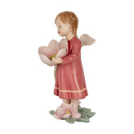 Clayre &amp; Eef | Decoratie Engel Roze Beige 7x6x12 cm | 6PR5602